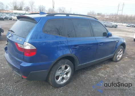 2007 BMW X3 3.0Si из США, поврежденный, VIN WBXPC93437WF09540